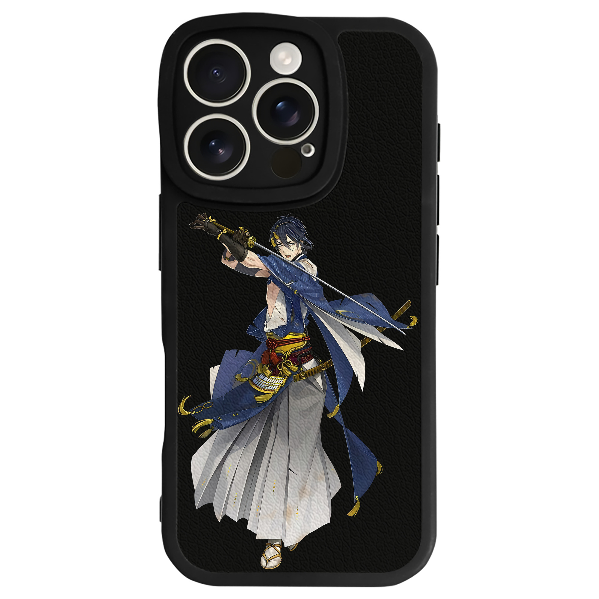 （画像用） 刀剣乱舞 Touken Ranbu 【iPhone 16シリーズ対応】シリコンスマホケース（レザー調） 材質：シリコン